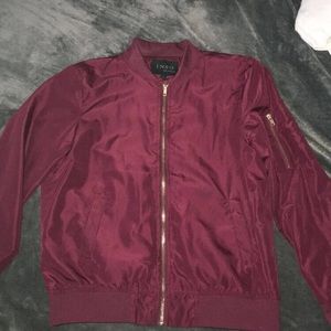 Burgundy Bomber Jacket!